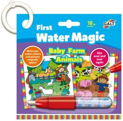 Galt Prima mea carticica Water Magic - Animalutele de la ferma Carte de colorat