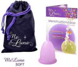 Me Luna Cupa menstruală Me Luna Soft S cu tijă roz (MELU018)