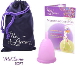 Me Luna Cupa menstruală Me Luna Soft M cu tijă roz (MELU019)