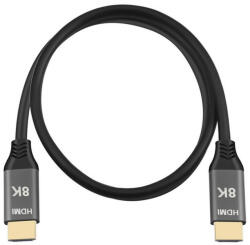 WPOWER HDMI - HDMI 2.1 kábel 1, 0 m, 8K@60Hz, 48Gbps, fekete (SUNS0025-B)