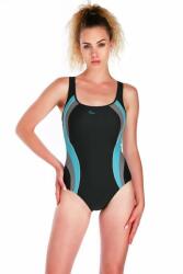 Spin Costum de baie întreg Corzaro gri-turcoaz FOTO, S Costum de baie dama