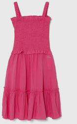 Guess gyerek ruha rózsaszín, mini, harang alakú - rózsaszín 125-135 - answear - 19 990 Ft