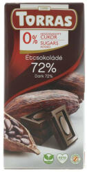 TORRAS étcsokoládé 72% Cm. Gm