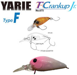 Yarie T-CRANKUP JR 675 TYPE F 2.8mm 1.8gr C30 Matsupin - wobblerek