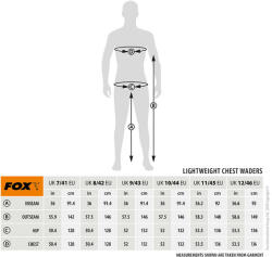 Fox Rage Fox Lightweight Camo Waders Size 10 UK / 44 EU (CFW113)