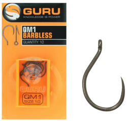 Guru QM1 Hook size 12 (Barbless/Eyed) (GQ12) - pecaabc