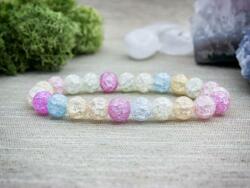 R. M. ékszer Candy roppantott hegyikristály ásvány karkötő (17806RM18)