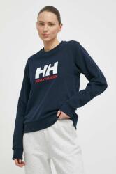 Helly Hansen pamut melegítőfelső sötétkék, női, nyomott mintás, 34462 - sötétkék M
