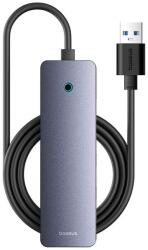 Baseus Hub 4in1 UltraJoy Lite 150cm USB-A to 4x USB 3.0 + USB-C 5V (grey)