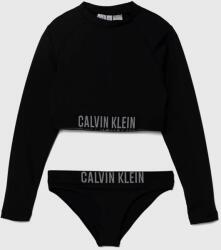 Calvin Klein kétrészes gyerek fürdőruha fekete - fekete 164-176 - answear - 26 990 Ft