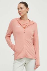 MAMMUT sportos pulóver Aconcagua Light ML rózsaszín, sima, kapucnis - rózsaszín S