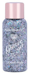 Kiss Beauty Glitter Gel pentru Fata si Corp, Kiss Beauty, Stralucitor, 02, 35 g