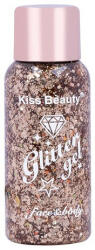 Kiss Beauty Glitter Gel pentru Fata si Corp, Kiss Beauty, Stralucitor, 07, 35 g