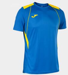 Joma Championship Vii Short Sleeve T-shirt Royal Yellow 2xs