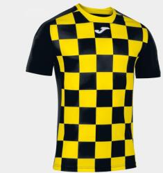 Joma Flag Ii T-shirt Black-yellow S/s Xl