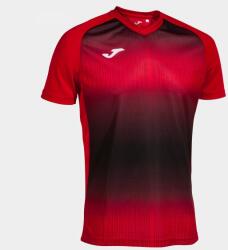 Joma Tiger V Short Sleeve T-shirt Red Black S
