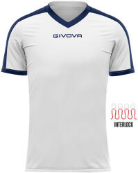 Givova SHIRT REVOLUTION INTERLOCK dressz fehér-kék 2XL