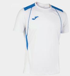 Joma Championship Vii Short Sleeve T-shirt White Royal S