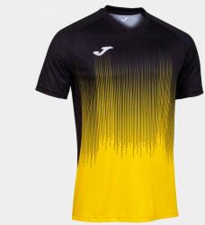Joma Tiger Iv Short Sleeve T-shirt Yellow Black M