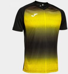 Joma Tiger V Short Sleeve T-shirt Black Yellow 3xl