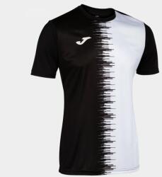 Joma City Ii Short Sleeve T-shirt Black White L