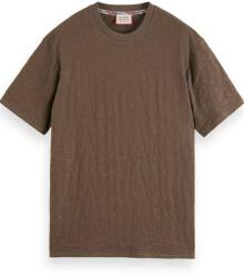 Scotch & Soda T-Shirt Jacquard 173009 SC6362 dark taupe (173009 SC6362 dark taupe)
