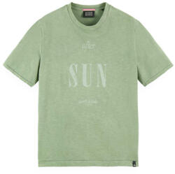 Scotch & Soda T-Shirt Slub-Jersey Artwork T-Shirt In Organic Cotton 172016 SC0414 khaki (172016 SC0414 khaki)