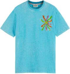 Scotch & Soda T-Shirt Washed Tee With Double Collar Detail 171709 SC0108 mint (171709 SC0108 mint)