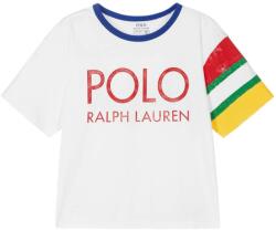 Ralph Lauren Strng Crp T-Short Sleeve-T-Shirt 211863461001 100 white/red stripe (211863461001 100 white/red stripe)