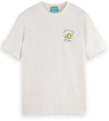 Scotch & Soda T-Shirt Front Back Artwork 175641 SC0001 off white (175641 SC0001 off white)