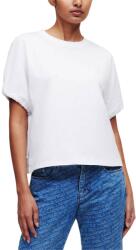 Karl Lagerfeld T-Shirt Drawcord Sleeve T-Shirt 231W1715 100 white (231W1715 100 white)