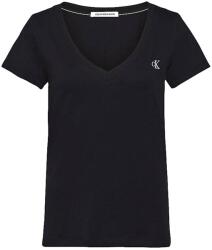 Calvin Klein T-Shirt Ck Embroidery Stretch V-Neck J20J213716 BAE ck black (J20J213716 BAE ck black)