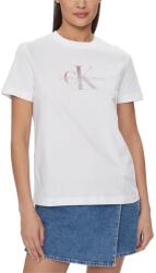 Calvin Klein T-Shirt Diffused Monologo Regular Tee J20J223264 YAF bright white (J20J223264 YAF bright white)