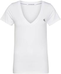 Calvin Klein T-Shirt Ck Embroidery Stretch V-Neck J20J213716 YAF bright white (J20J213716 YAF bright white)
