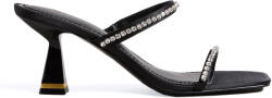 TED BAKER Mules Rinita Diamante Satin Mule Heel Sandal 70Mm 267692 black (267692 black)