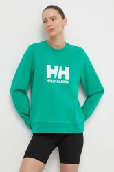 Helly Hansen pamut melegítőfelső zöld, női, nyomott mintás, 34462 - zöld S