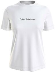 Calvin Klein T-Shirt Institutional Straight Tee J20J221065 YAF bright white (J20J221065 yaf bright white)