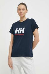 Helly Hansen pamut póló női, sötétkék - sötétkék S