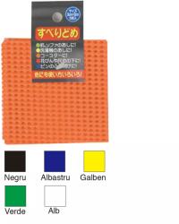 Car Boy Corporation Japan Suport pahare, antialunecare, din PVC, multicolor, 5 buc Galben