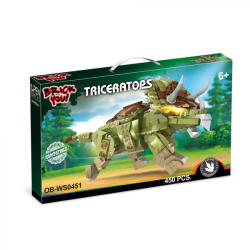 Open Brick Source Dinozaur de jucarie - Set constructie Triceraptos (450 piese) (OB-WS0451)