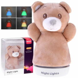  JOKOMISIADA Teddy maci éjjeli lámpa babaszobába világító medve ZA4772