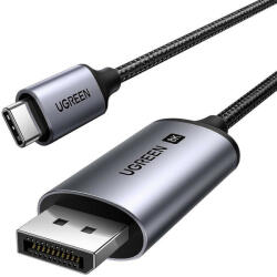 UGREEN CM556 USB-C - DisplayPort kábel, 8K, 3m (fekete) (25839) - scom