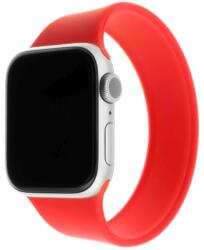 FIXED Elastic Silicone Strap for Apple Watch 42/44/45mm, size XS, red