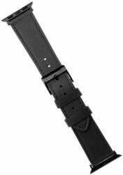FIXED bőrszíj Apple Watch 42/44/45 mm, fekete