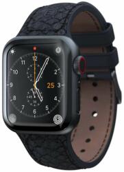 Njord Salmon Leather Strap Apple Watch 40/41mm Vindur/Dark Grey