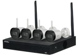 IMOU IP wifi csőkamera szett - NVR1104/F22 kit (4x 2MP-2, 8mm, H265, mikr. , IR30m; 1x NVR 4csat, 1TB HDD) (KIT/NVR1104HS-W-S2/4-F22) - emag