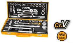 INGCO Trusa de chei tubulare 1/2" INGCO HKTS0243, 24 piese in cutie de metal (HKTS0243) Cheie tubulara