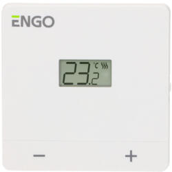 ENGO Termostat de camera ENGO EASY cu fir, alb, 230V