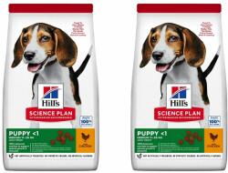 Hill's Science Plan Canine Puppy Medium Chicken hrana caini de rasa medie, cu pui 36 kg (2x18 kg)