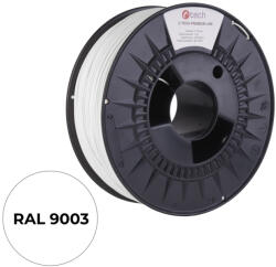 C-TECH Premium Line, ASA, 1.75 mm, 1 kg, Fehér filament (3DF-P-ASA1.75-9003) - easy-shop